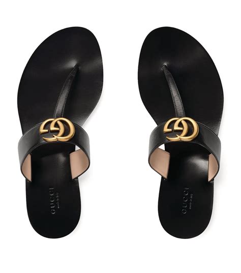 gucci double stack flat|women's Gucci sandals.